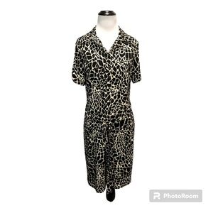 Enfocus Studio Giraffe Print Dress-Size 12